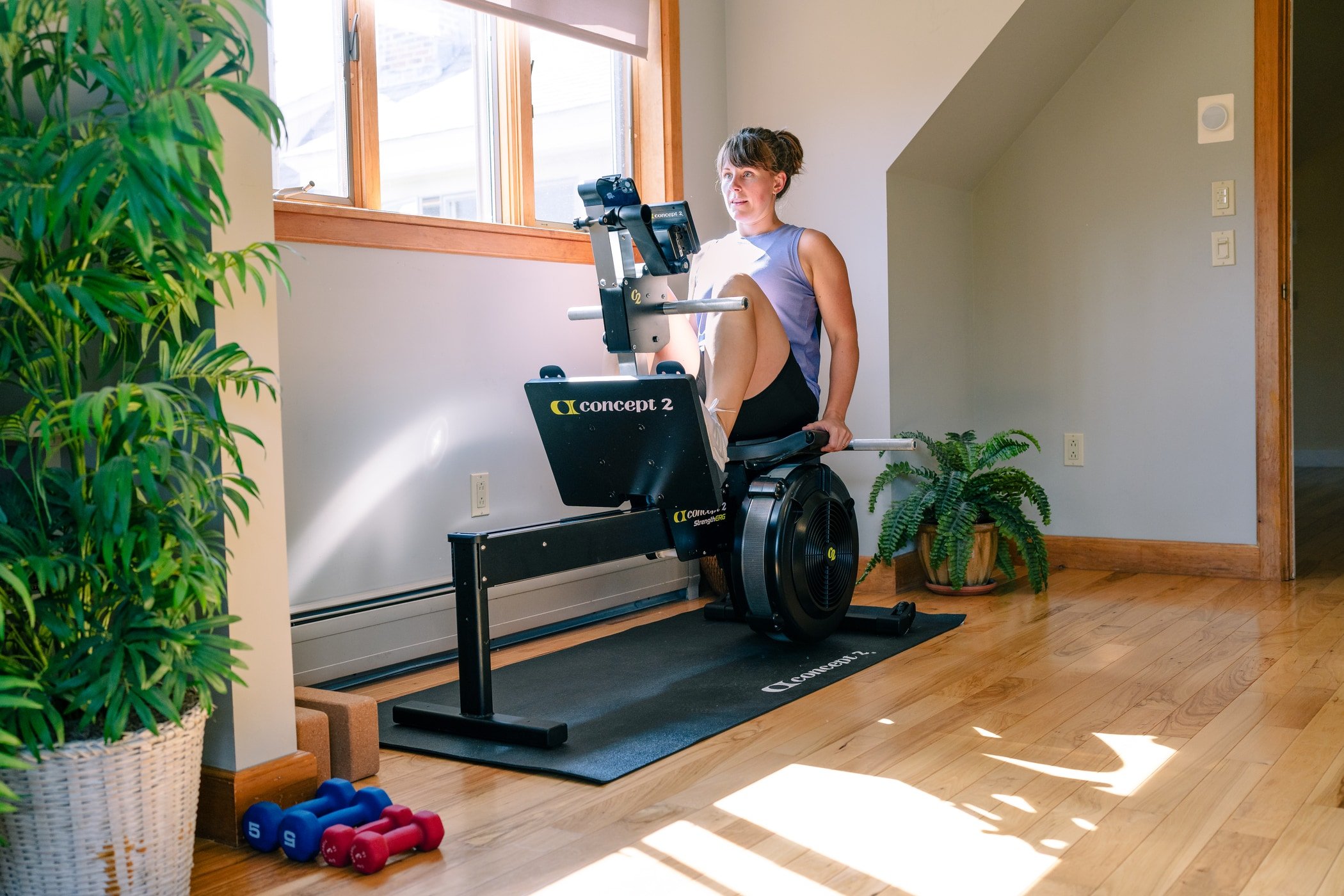 StrengthErg being used for a Leg Press