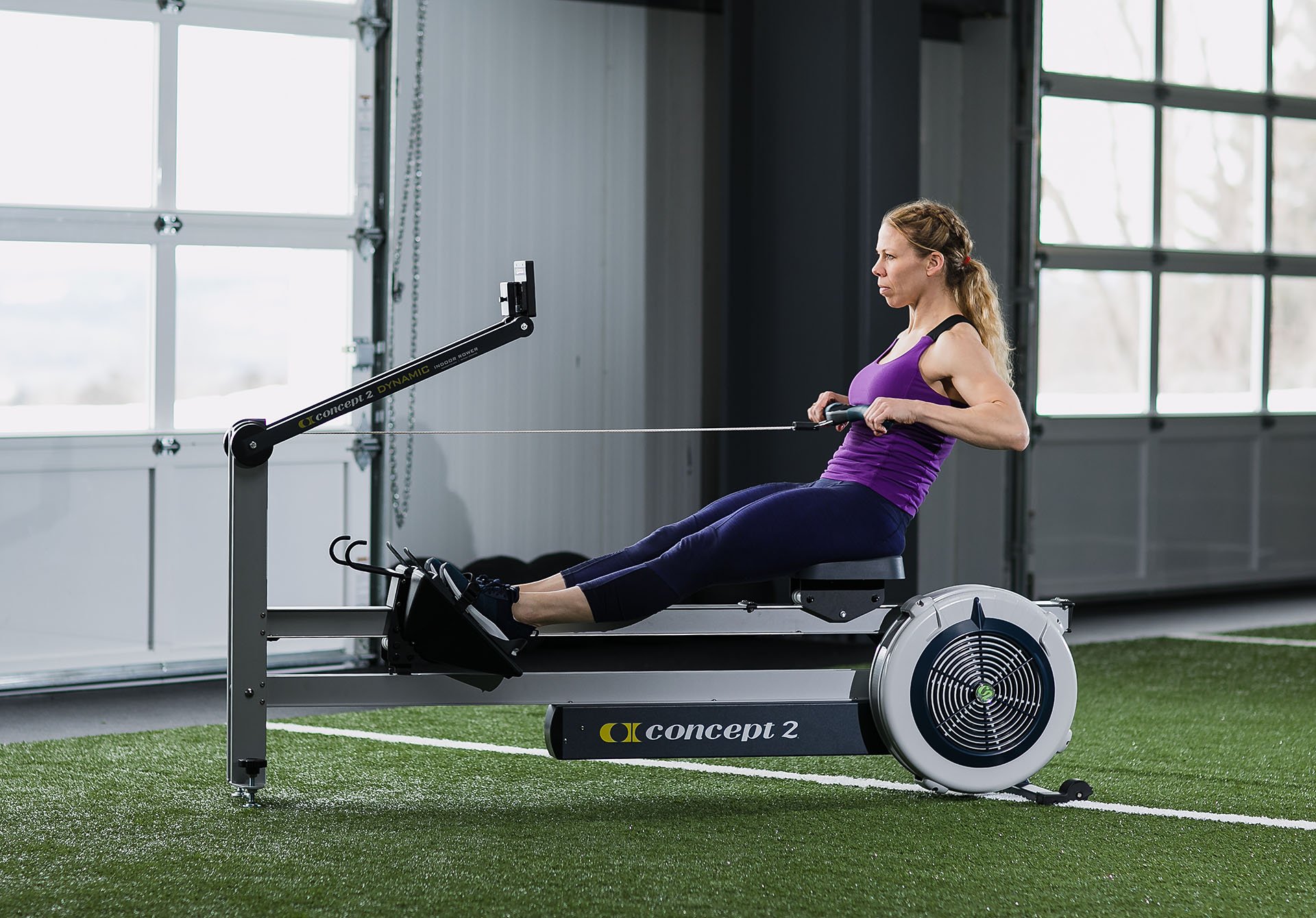 Women on Concept2 Dynamic RowErg