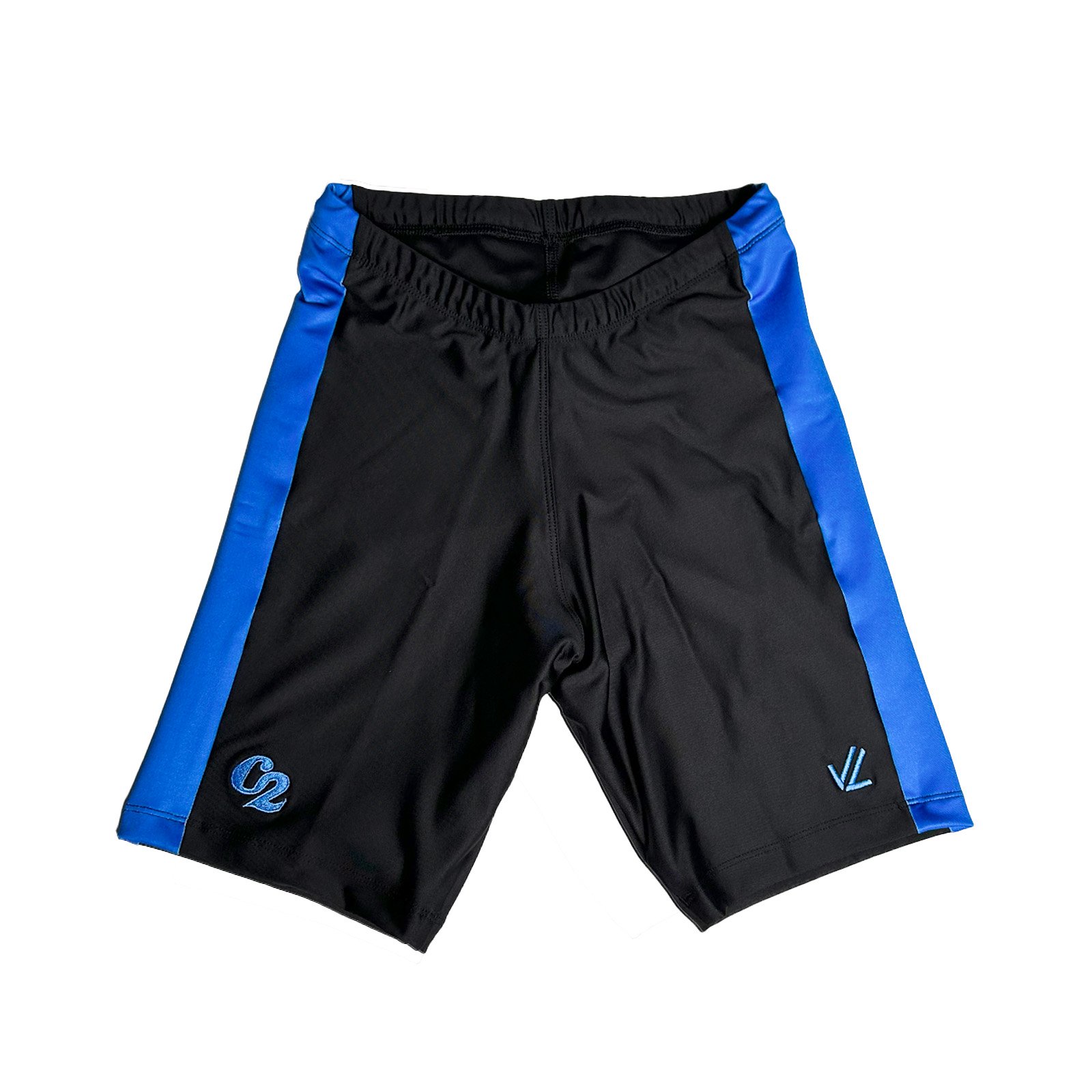 Black Polypro/Spandex Rowing Shorts