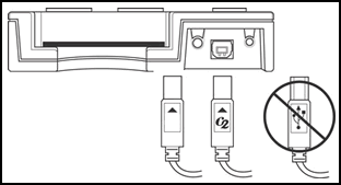 USB in Bottom of Monitor line drawing