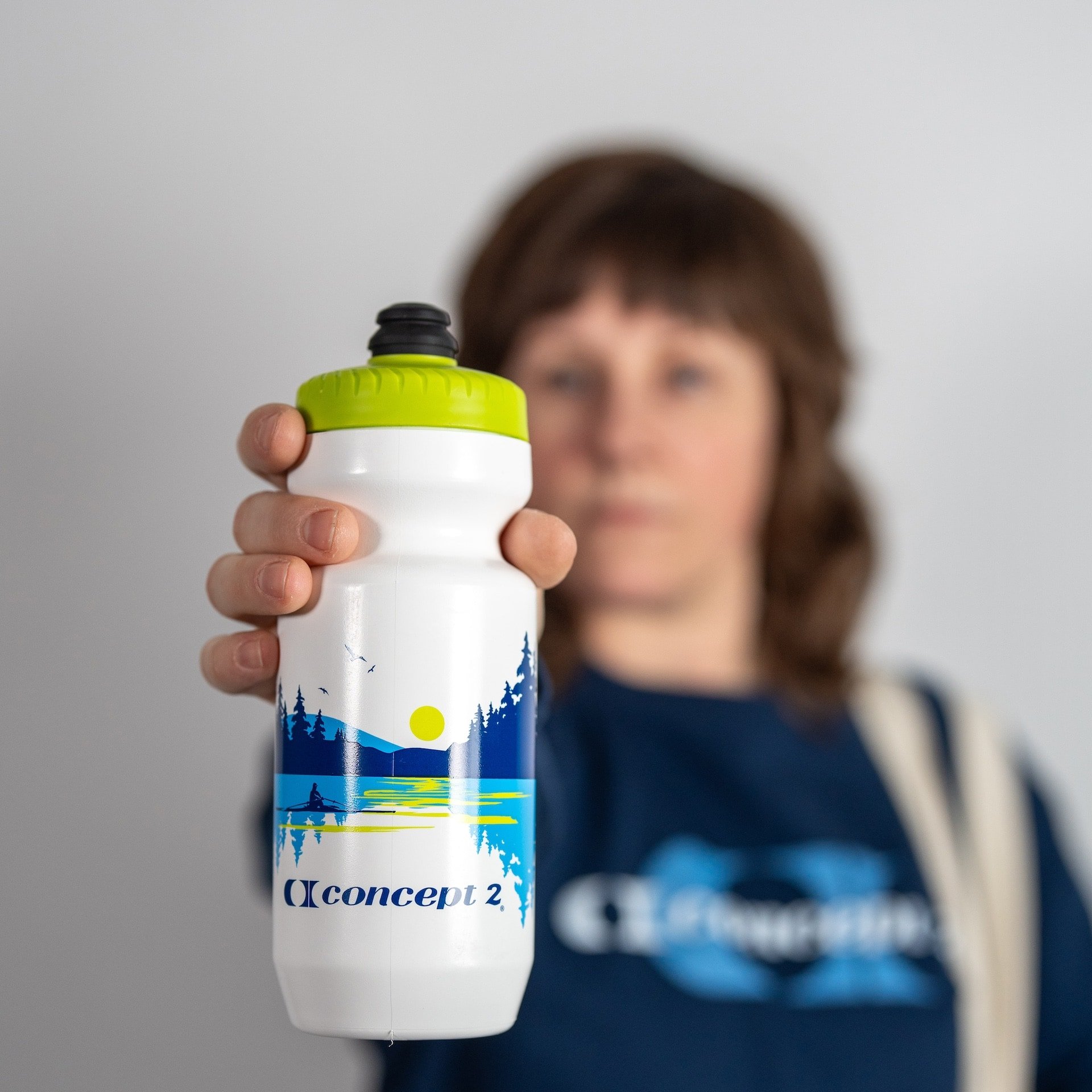 Concept2 Water Bottle with Rowing Scene