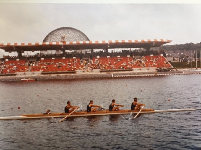 US Womens Four with Coxswain