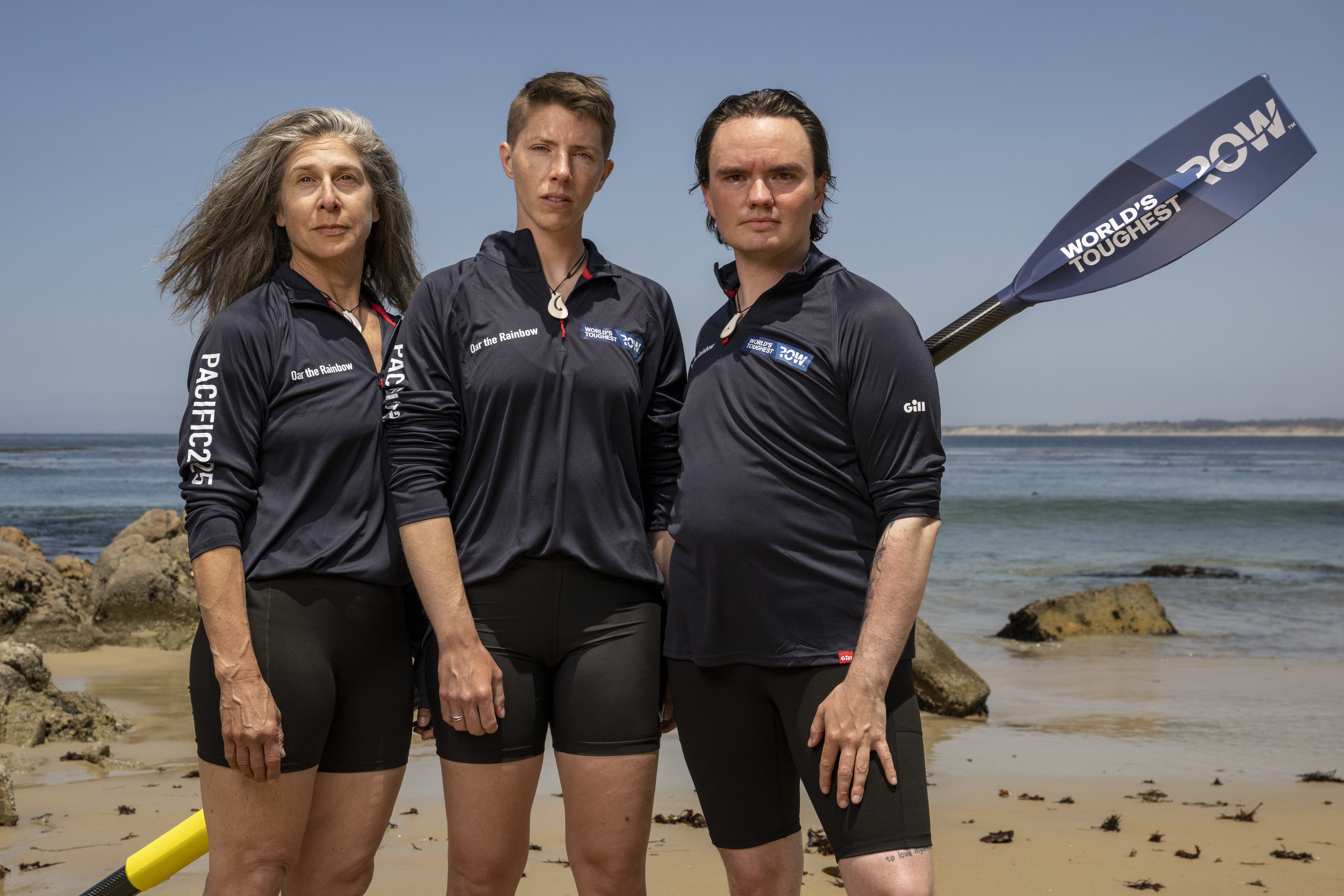 World's Toughest Row Oar the Rainbow Crew