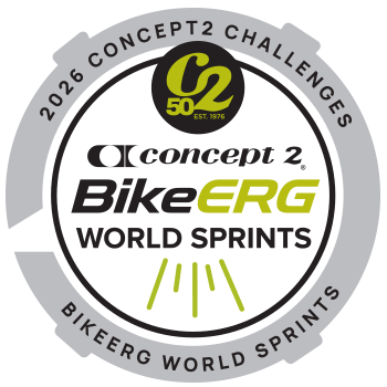 BikeErg World Sprints Badge