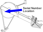 RowErg Serial Number Location
