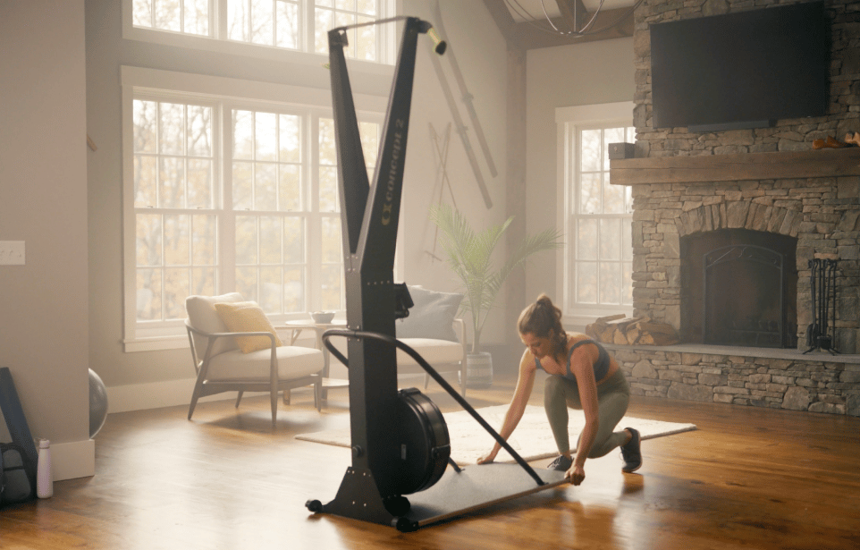 Person moving the SkiErg
