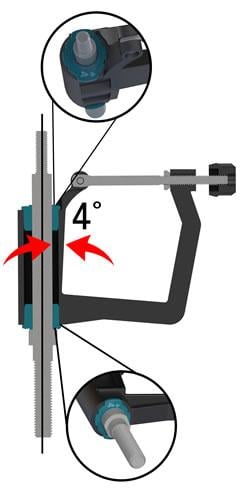 Image of pitched oarlock
