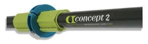 Image of a Concept2 oar sleeve and collar
