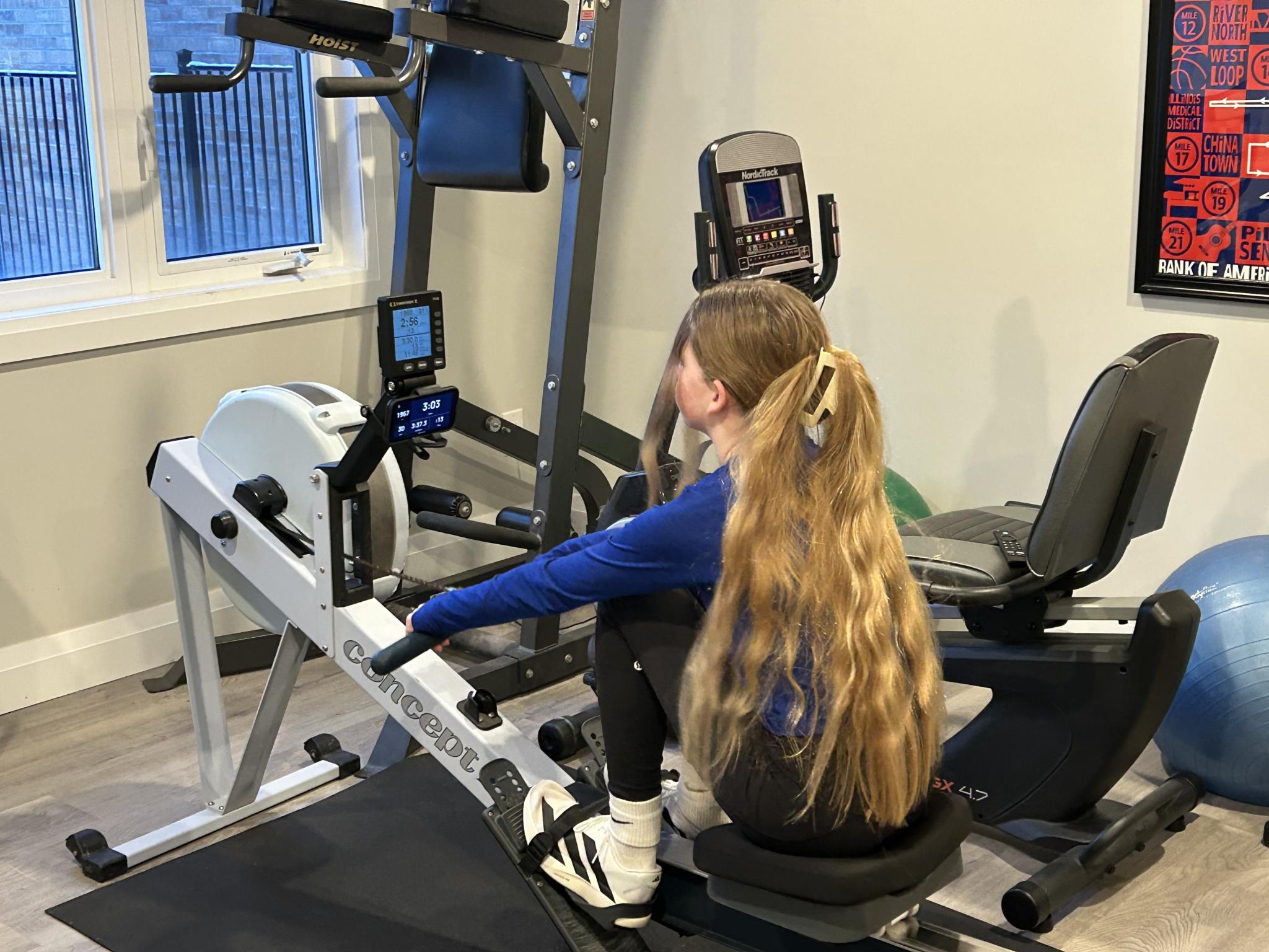 chera archer on rowerg
