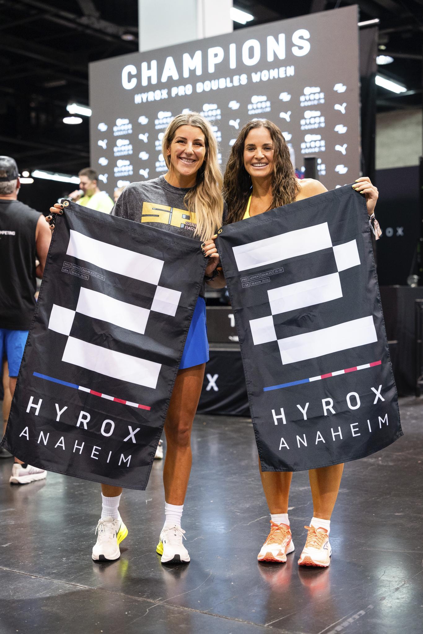 Molly Volmer and partner HYROX