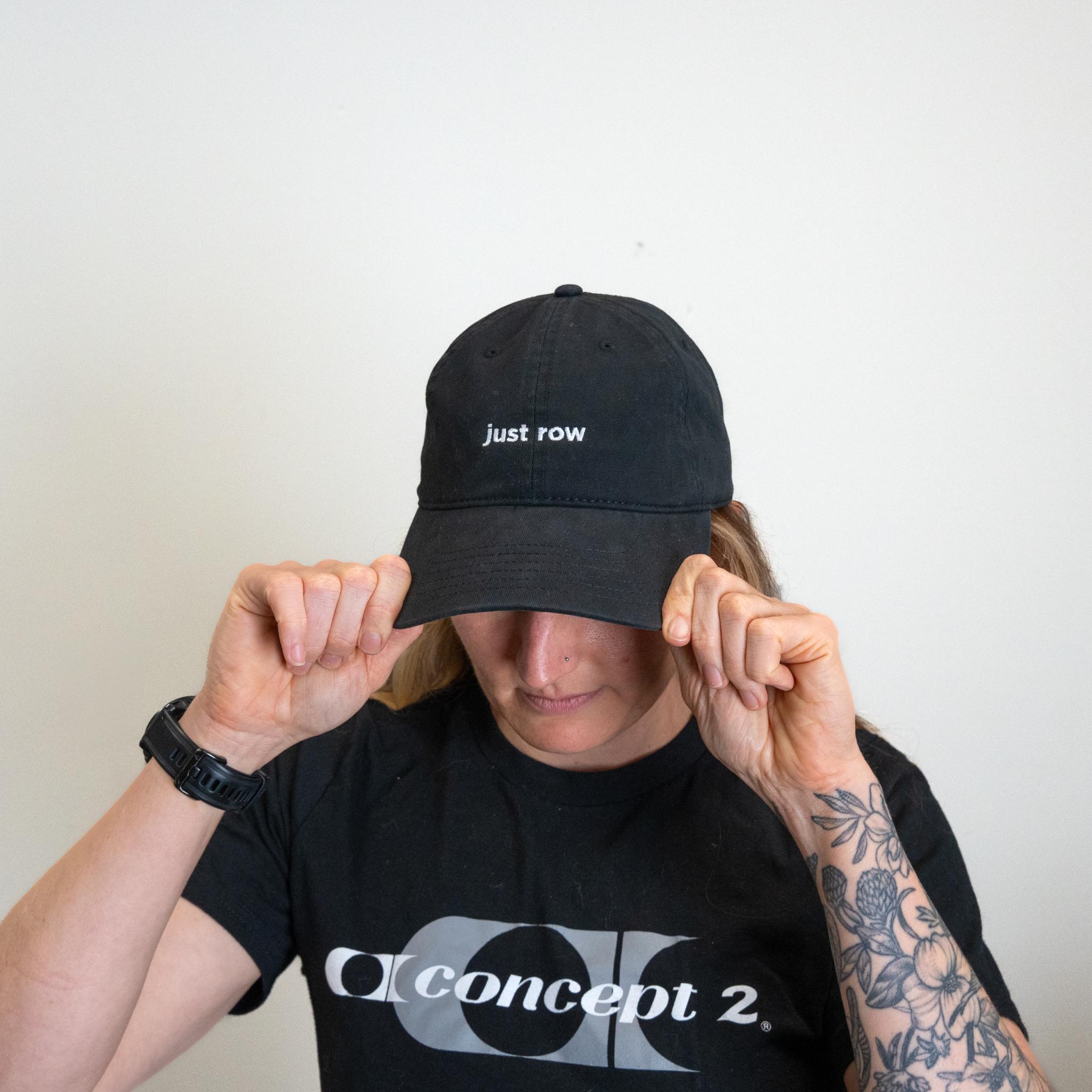 Just Row Hat in Black